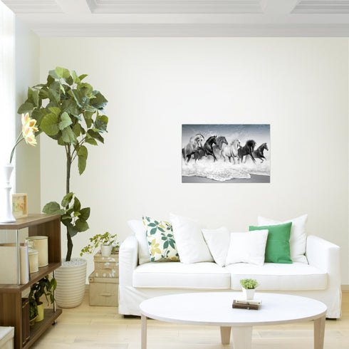 Wandbilder Wohnzimmer XXL Pferde Moderne Bilder Tiere